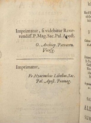 Imprimatur.