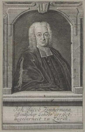 Bildnis des Joh. Jacob Zimmermann