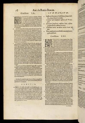 78-98, Consilium LXI-LXXXIII