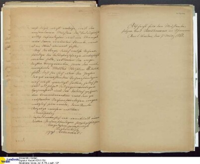 Von W. Fehsenfeld (Blender, Morsum) 1863 beantragte Wind- und Dampf-Kornmühle an der Straße zwischen Amedorf und Oiste; V.