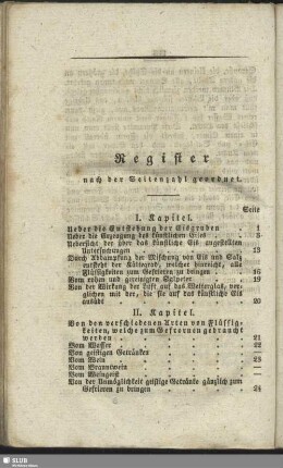 Register nach der Seitenzahl geordnet