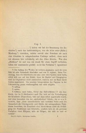 Auszüge eines Unbekannten aus Aristoteles-Menons Handbuch der Medizin und aus Werken anderer älterer Aerzte : griechisch herausgegeben von H. Diels