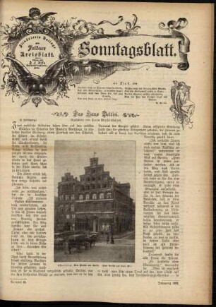 Ausgabe vom Sonntag, den 19. Oktober 1902.