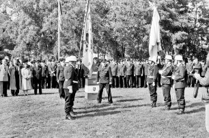 Exerzierplatz: Kreisfeuerwehrverband Stormarn feiert 100-jähriges Jubiläum: Ehrenformation