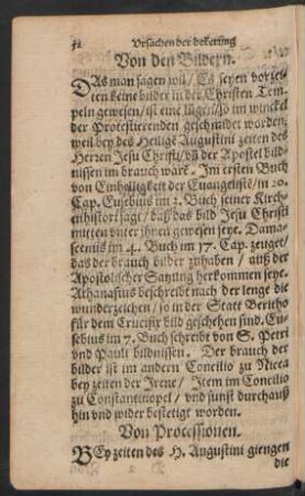 Von Processionen.