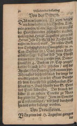Von Processionen.