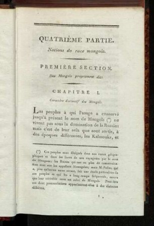 Première section