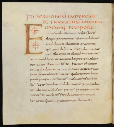 De virtutibus sancti Martini libri IV (Auszug, I 5: De transitu sancti Martini)