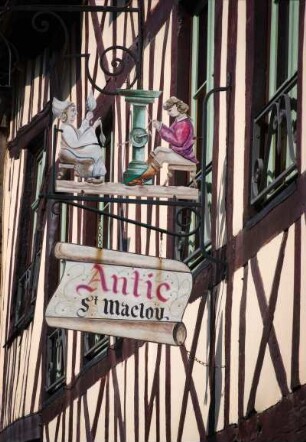 Frankreich. Haute Normandie. Seine Maritime. Rouen. Antiquariat