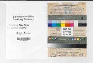 Entnazifizierung Robert Enigk , geb. 31.03.1895 (Lehrer)