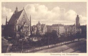 Leipzig: Thomasring mit Thomaskirche