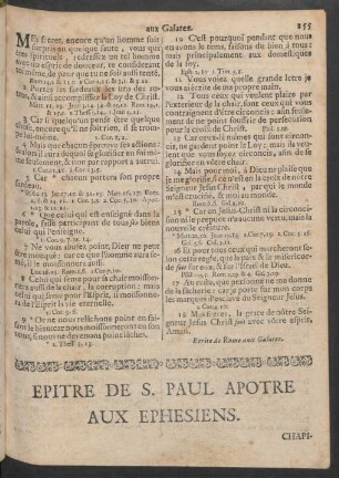 Epitre De S. Paul Apotre Aux Ephesiens
