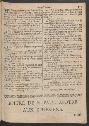 Epitre De S. Paul Apotre Aux Ephesiens