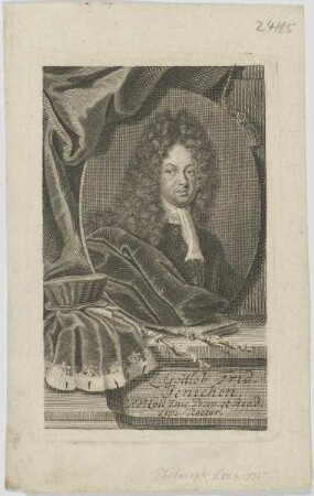 Bildnis des Gottlob Frid. Jenichen