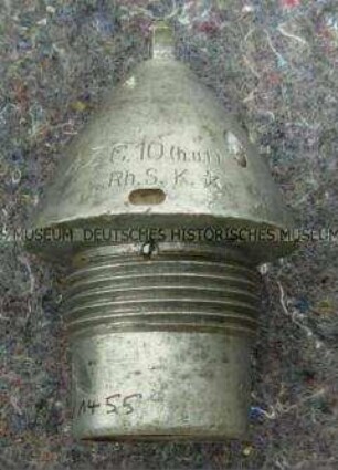 Aufschlagzünder für zylindrische Sprengbombe 10 kg, AZ C 10 h.u.t., Deutsches Reich