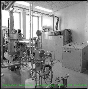 Versuchsaufbau zum Thema Core-Schmelze am Institut für Radiochemie (IRCh)