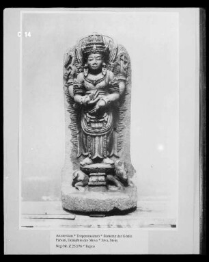 Statuette der Göttin Parvati, Gemahlin des Shiva