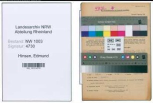 Entnazifizierung Edmund Hinsen , geb. 18.10.1920 (Sparkassenangestellter)