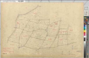 Altahlen (Ahlen), Flurbereinigung Altahlen, Bl.22 Zuteilungskarte Altahlen Flur 22