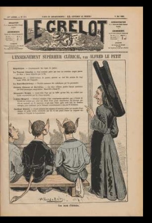 L’enseignement supérieur clerical, par Alfred Le Petit