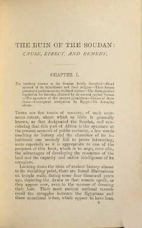 The ruin of the Soudan, cause, effect and remedy