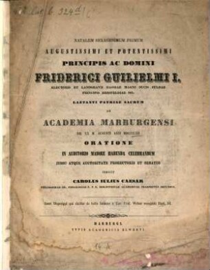 Specimen editionis Hegesippi de bello Judaico (von C. Fr. Weber). 6
