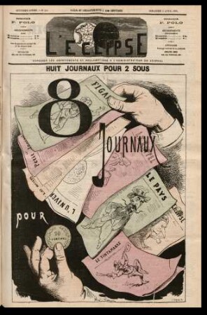 Huit journeaux pour 2 sous
