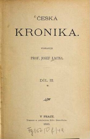 Česká kronika, 3,2