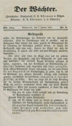 7. Januar-31. December = Nr. 1-92
