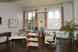 Sächsische Landesbibliothek - Staats- und Universitätsbibliothek Dresden, Zweigbibliothek Bauingenieurwesen/Verkehrswissenschaften. Arbeitsraum : Dresden-Südvorstadt, Hettnerstraße 3. Sächsische Landesbibliothek - Staats- und Universitätsbibliothek Dresden, Zweigbibliothek Bauingenieurwesen/Verkehrswissenschaften. Arbeitsraum