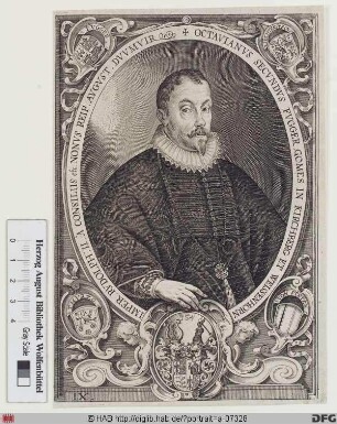 Bildnis Octavianus Secundus Fugger, Frhr. bzw. Graf zu Kirchberg u. Weißenhorn