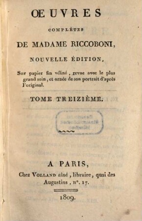 Oeuvres complètes de Madame Riccoboni, 13. Histoire d'Ernestine