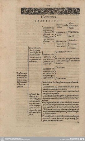 Contenta Tractatus I.