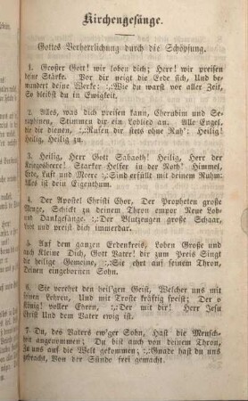 Kirchengesänge.