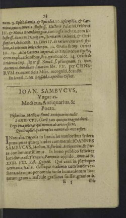 Ioannes Sambucus