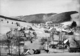 Abzweig nach Schmalzgrube mit Bartzsch-Fabrik und Bahnhof