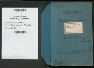 Charakter-Verleihungen an Regierungs-Mitglieder. Bd. 1