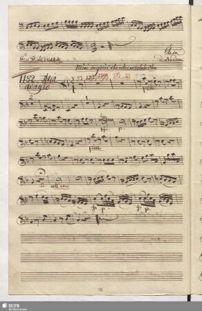1182. Aria: Miei sospiri che intorno volate / Naumann, J.G.