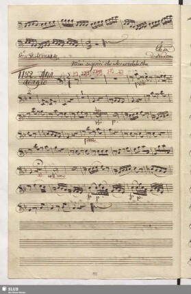 1182. Aria: Miei sospiri che intorno volate / Naumann, J.G.