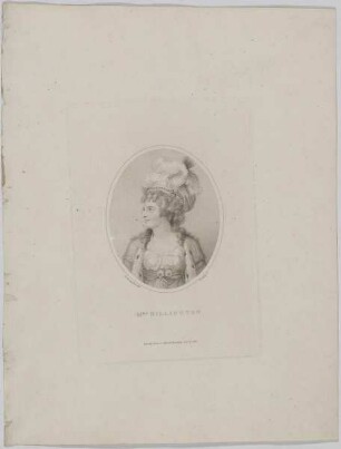 Bildnis der Elizabeth Billington