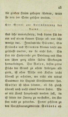 Die Mittel zur Verschönerung der Natur
