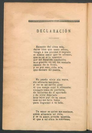 Declaración