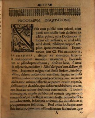 Disqvisitio Inavgvralis De Genvina Origine Potentatvs Principvm In Imperio S. R. Germanico