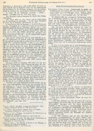 228-229 [Rezension] Begemann, Helmut, Strukturwandel der Familie