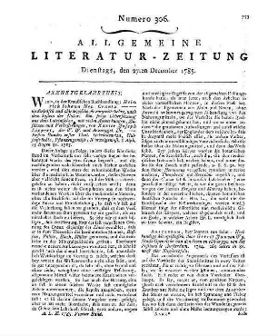 [Rétif de LaBretonne, N. E.]: Die Zeitgenossinnen. Vom Verfasser des neuen Abeillard. Aus dem Französischen. Berlin: Voß 1784