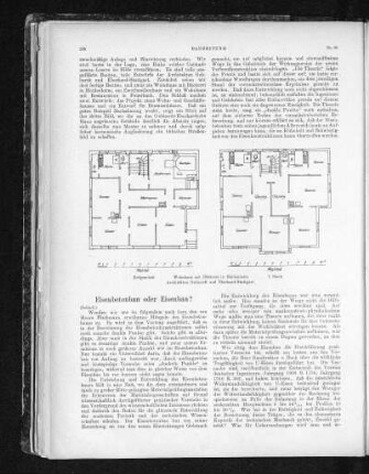 Eisenbetonbau oder Eisenbau?