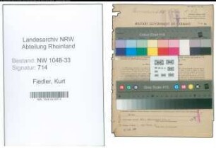 Entnazifizierung Kurt Fiedler , geb. 03.05.1896 (Glasblaeser)