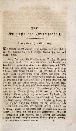 Predigten, 12. Predigten im Jahre 1800 bei dem Churfürstlichen Sächsischen evangelischen Hofgottesdienste zu Dresden gehalten