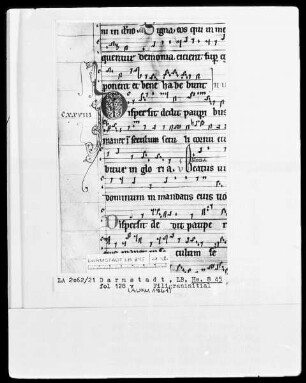 Graduale — Initiale D, Folio 128recto