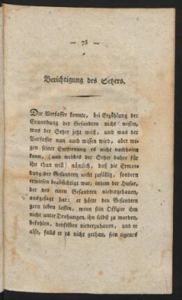 Berichtigung des Setzers.